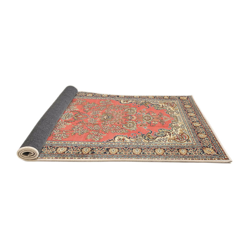 Tapis orange Southwestern, Carré 8 pi