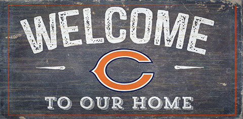 Décoration murale welcome NFL, Bears de Chicago