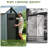 5X3ft Outdoor Resin Storage Shed With Transparent Windows & Louvered Vents, Plastic Tool Shed With Double Lockable Doors & Gable Roof, Outside Garden Shed For Backyard, Patio, Lawn, Gray
