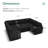 Niyona U-Shaped Modular Sofa Bed Convertible Sleeper Sectional-98143848