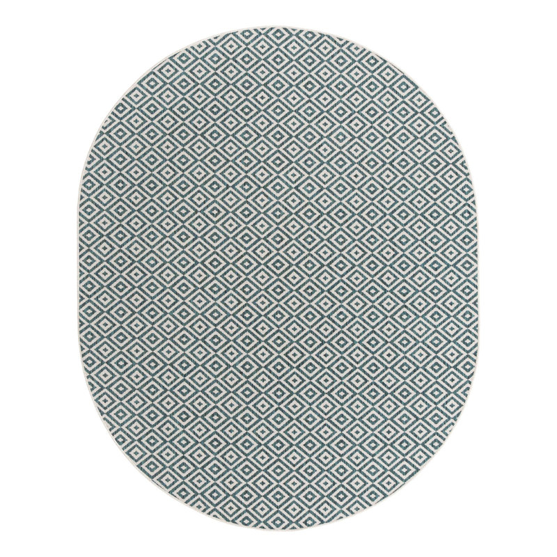 Rufina Costa Rica Indoor/Outdoor Rug, Oval 7'10" x 10'
