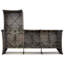  Ensemble de canapé de patio 3 pièces avec coussins en rotin de polyester gris en forme de L-561861351
