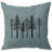 Wooded River Image Pillow - Trees - Linen Natural-25932856