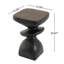 Table d'appoint sculpturale irrégulière