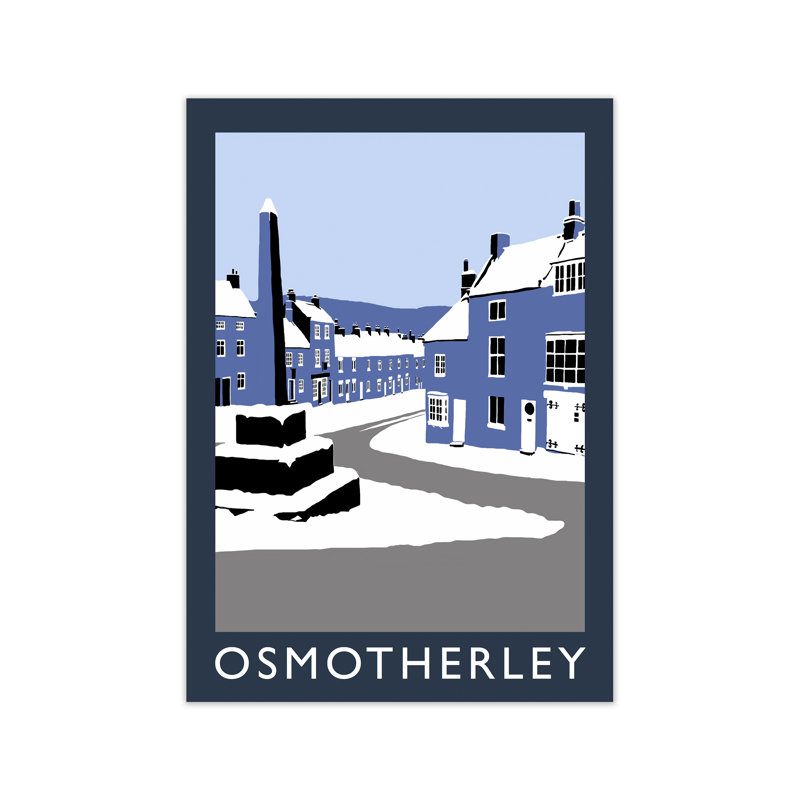 Osmotherley In Snow 1 Piece Wall Art, 84.1 cm H x 59.4 cm W x 3 cm D