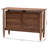 Caasi Japandi Walnut Brown Wood 6-Drawer Dresser