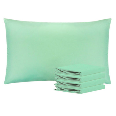 Bed Pillowcases, 1800 Brushed Microfiber Queen Pillow Cases with Envelope Closure - 20x30 Inches - NTBAY