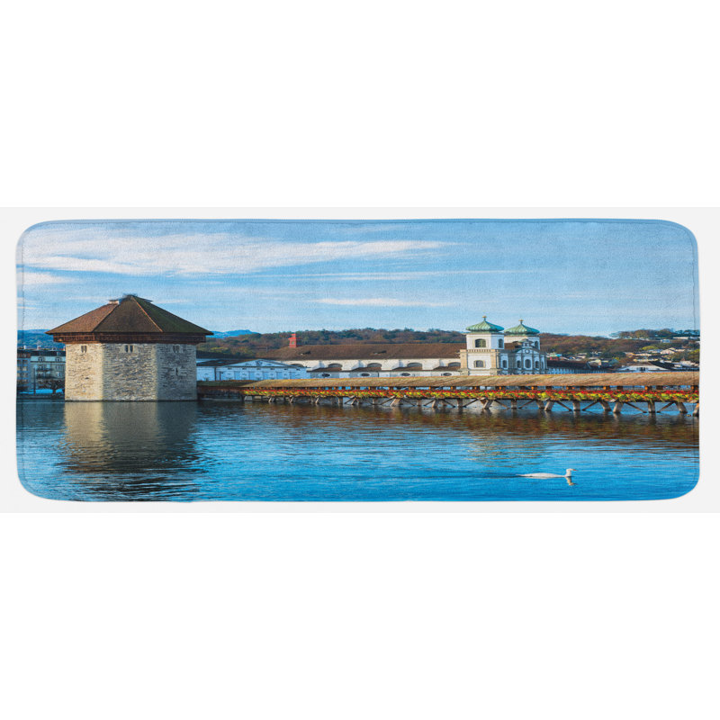 Tapis de cuisine paysage