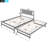 Full Size Platform Bed With Adjustable Trundle