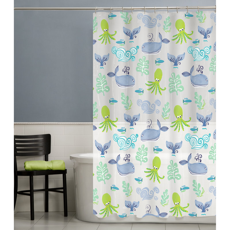 Rideau de douche simple sea creatures