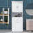 Tall Bathroom Cabinet With Tilt-Out Laundry Hamper Basket And Upper Storage,Storage Cabinet With Two Doors,Adjustable Shelf And Drawer-389319285