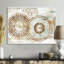 Beige bohémien bohémien mandala spirale I - décoration murale mosaïque boho-559125582-790312048