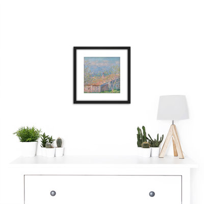 Monet Gardeners House at Antibes by Claude Monet - 1 Piece Single Picture Frame Painting