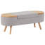 Banc de rangement rembourré avec repose-pieds Jurre-1451848875