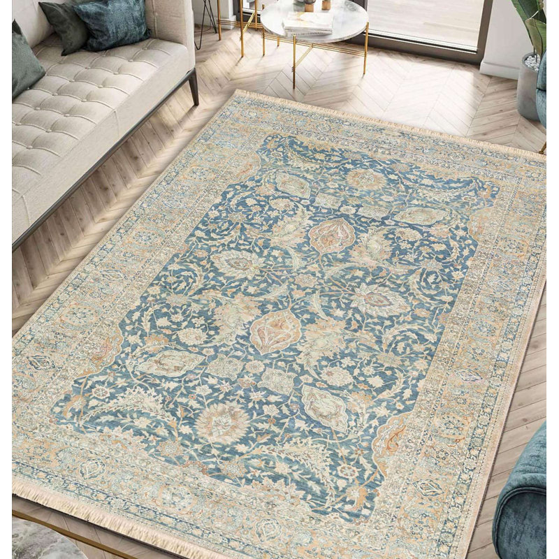 Tapis sarcelle Artisanal
