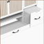 Armoire à chaussures multifonctionnelle avec tablettes réglables, tabouret, tiroir rétractable, range-chaussures minimaliste
