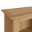 Daris 3 Tier Low Bookcase Shelving Unit. Solid Oak Top. Fully Assembled