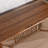 Industrial Solid Elm Wood Study Desk