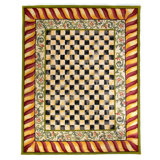 Courtly Check® Red & Gold Rug