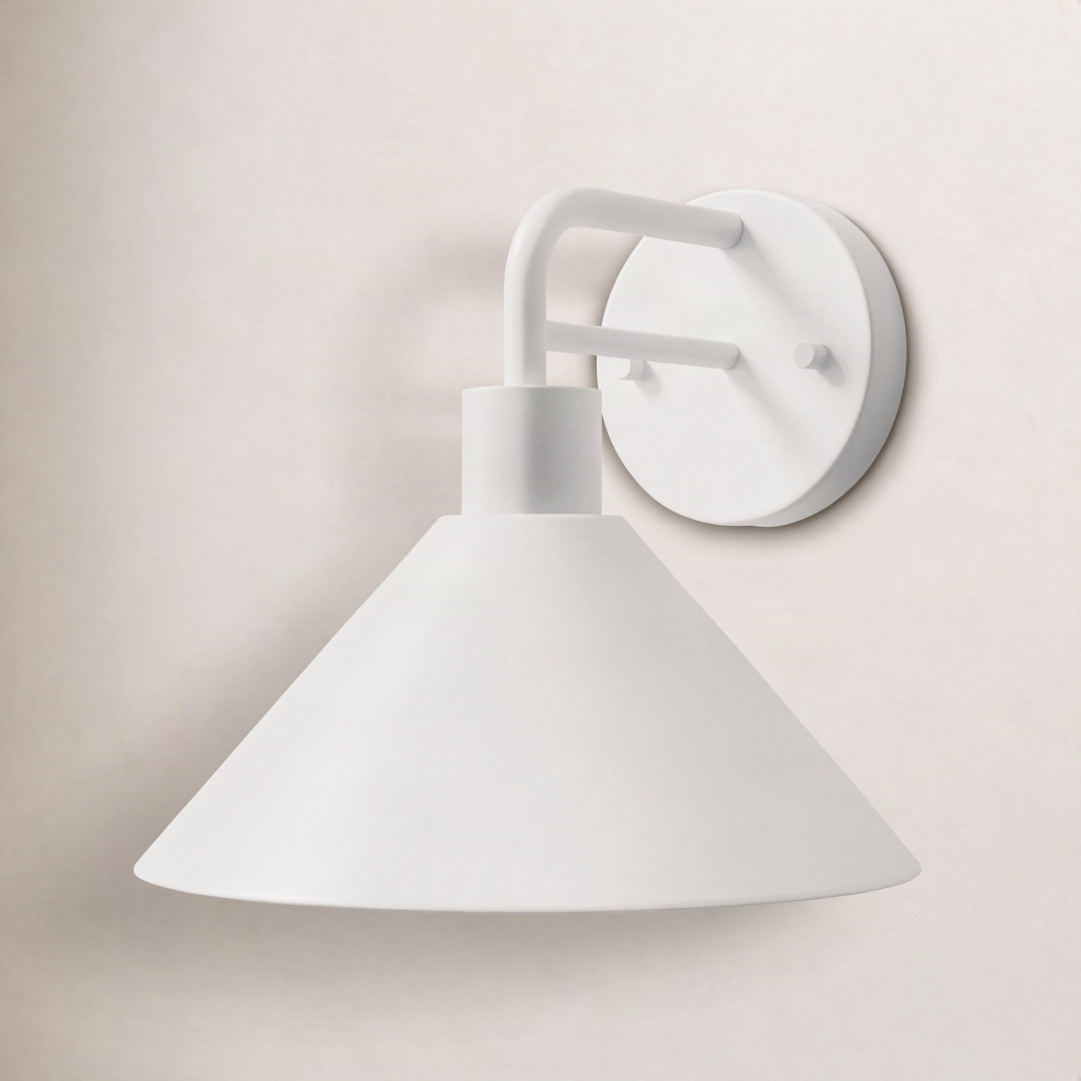 Fayra Single Light Spotlight Sconce, White