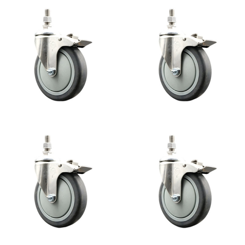 Thermoplastic Rubber Casters