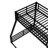 Black Metal Bunk Bed, Twin/Full Floor, Heavy - Duty, Noise , Space Saving In Guest Rooms, Low Floor With Full Length Guardrails, Stable Build Quality Twin Over Duty For Multiple Users, Small-2111234430