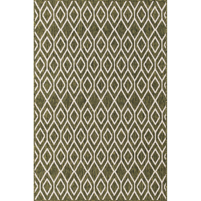 Yettem Abstract Indoor / Outdoor Rug, Rectangle 4' x 6'