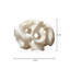 Sculpture ruban sphère en résine-80754971