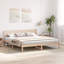 Vidaxl Bed Frame With Headboard Solid Pine Wood-113970907-113970910