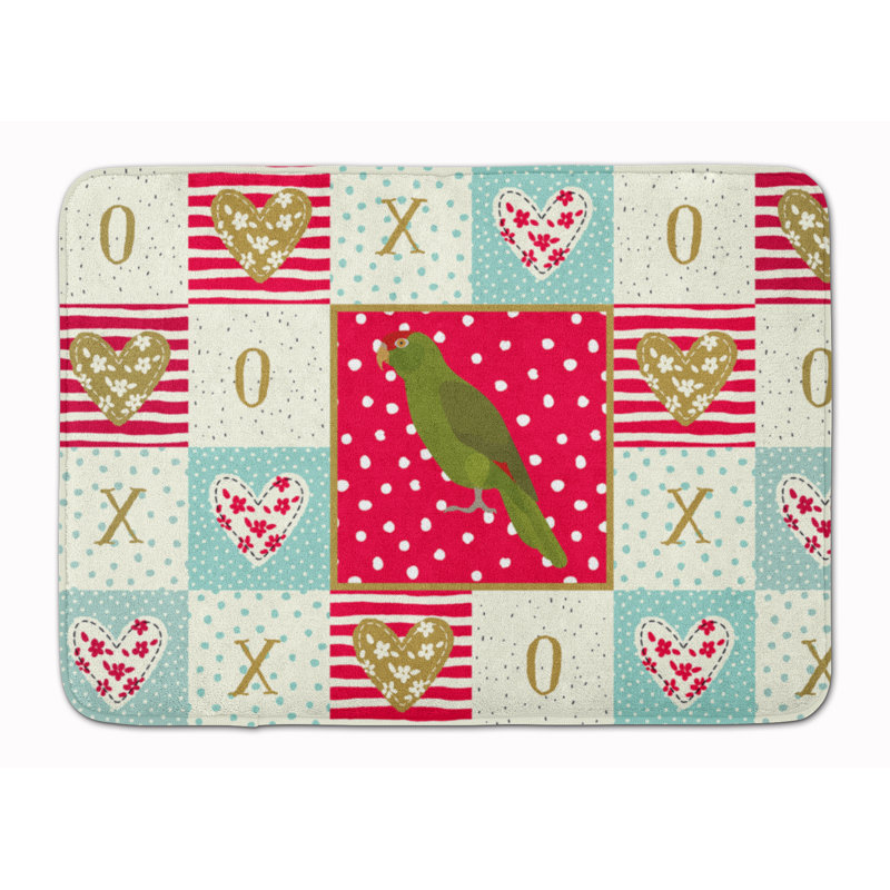Tapis de cuisine Love, Perroquet d'Amazonie Hillegier