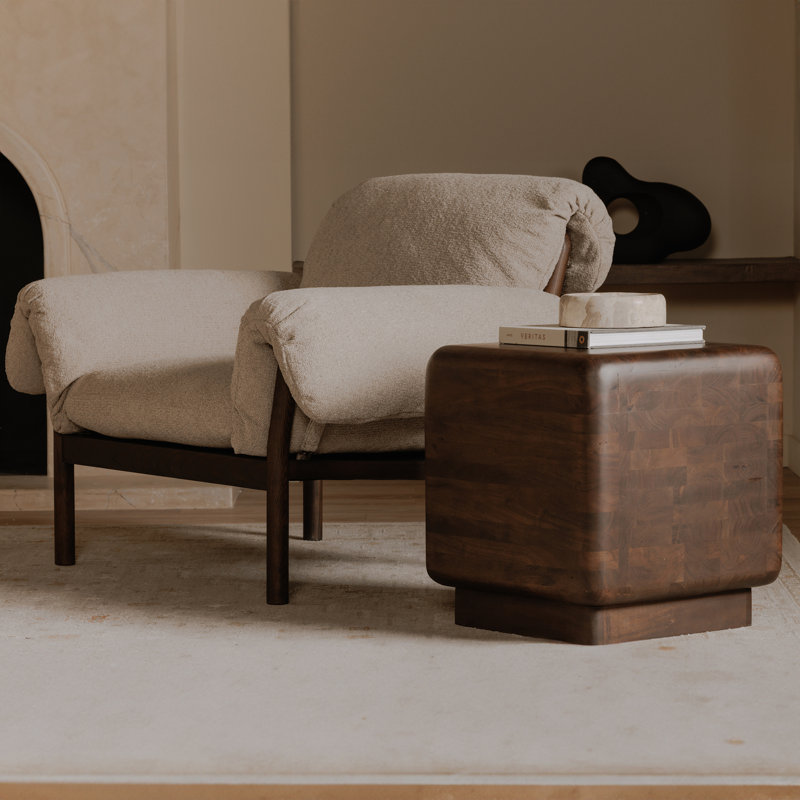 Solid Wood End Table