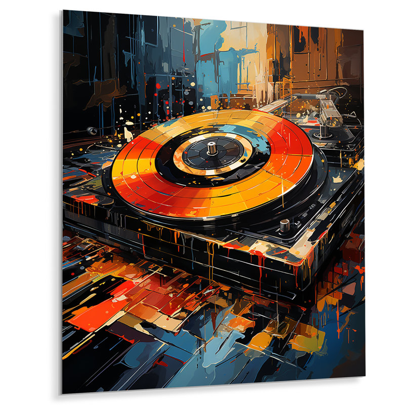 Popart - Disque vinyle - Reverie III, H 20 po x l 12 po x P 1 po