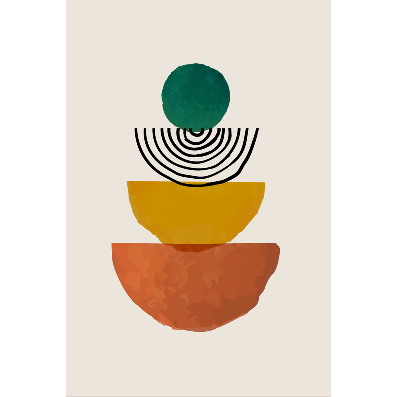 Stacked III - Wrapped Canvas Print, 91cm H x 61cm W x 3.8cm D