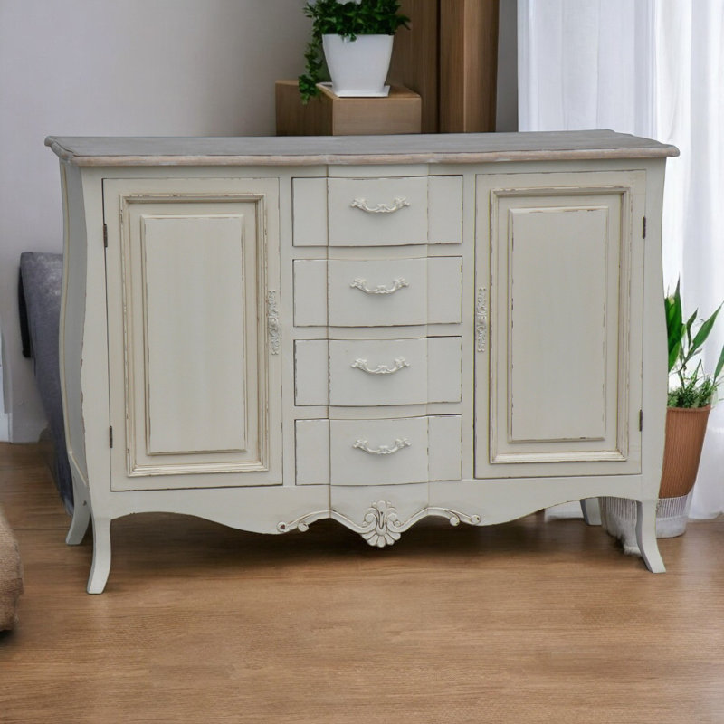 120cm Solid Wood Sideboard