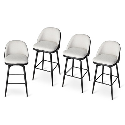 Pineros Upholstered 30.75'' Counter Stool
