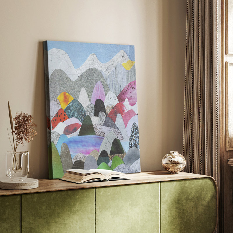 Utah Mountains -Custom Wrapped Gallery Cavas, 18" H x 12" W