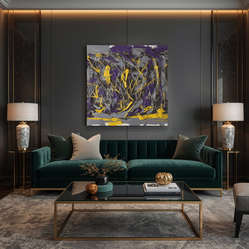 Art mural sur toile Neo Expressionism 38, H 32 po x l 32 po
