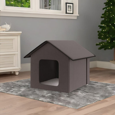 Maison pour chat chauffée