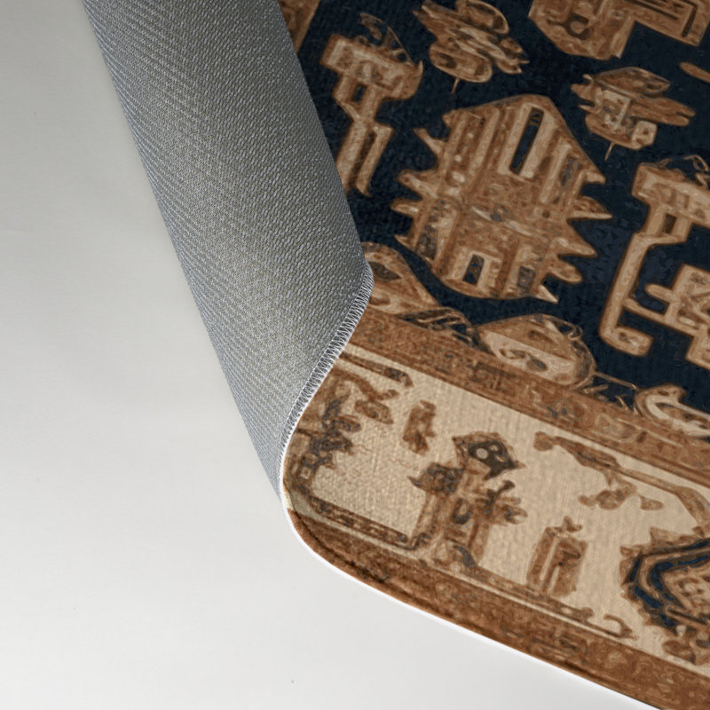 Tapis intérieur et extérieur ArtDeco, Rectangle 5 pi x 7 pi