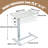 Rolling Laptop Table With Wheels,ipad Slot 31.3"x15.7", Height Adjustable From 25.6" To 37"