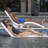 Step2 White Weighted Vero Pool Lounger and Patio Chaise