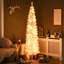 Sapin de Noël noble de 7 pi avec 200 lumières DEL et 499 pointes pour décoration de Noël