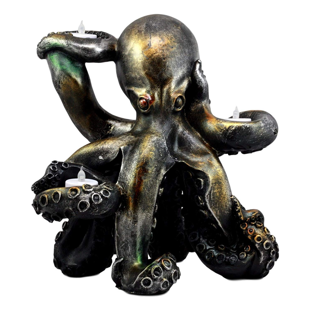 12.5'' H Plastic / Acrylic Tabletop Tealight Holder Breakwater Bay