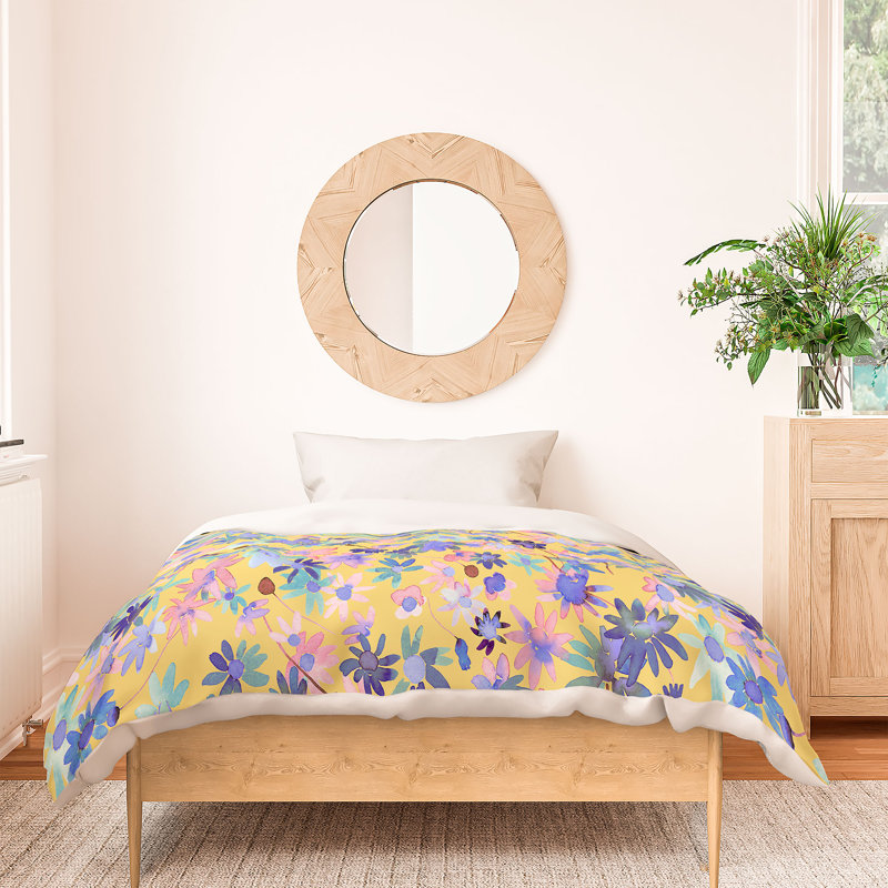 Housse de couette en coton Ninola, Housse de couette extra longue pour lit simple