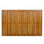 Ensemble de salle à manger d'extérieur 5 pièces - Table rectangulaire en teck + 4 chaises en osier avec coussins, structure en acier beige