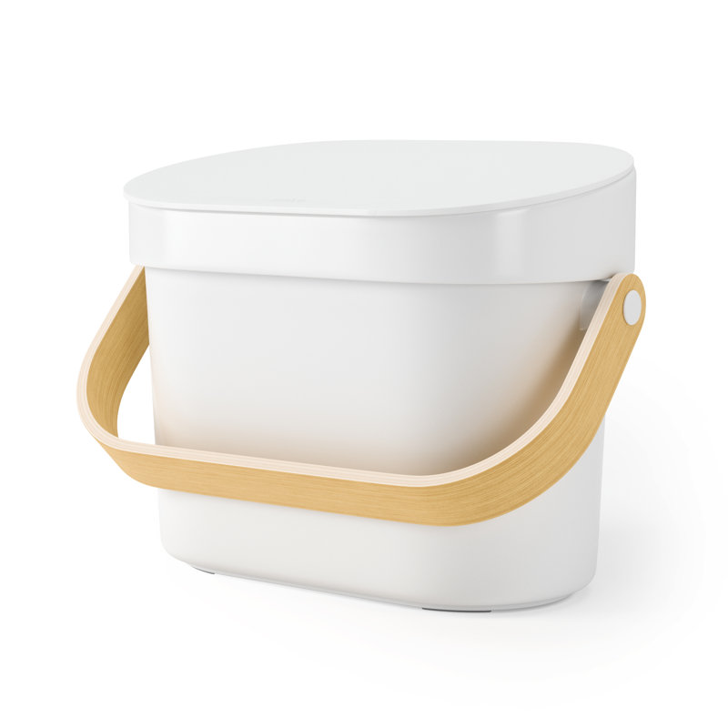 Bellwood Compost Bin Wht/Nat