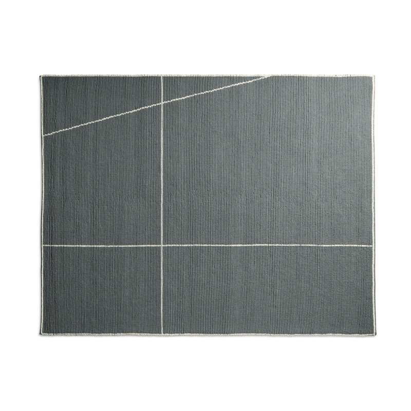 Collet Rug in Haze/Ivory, Rectangle 9' x 12', Gray/Ivory