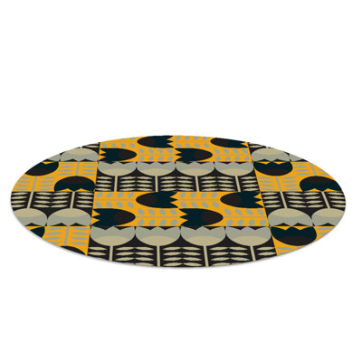 Kaselyn Hard Floor Straight Round Chair Mat