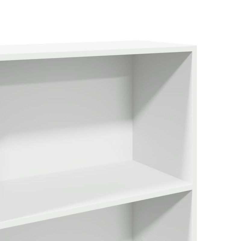 Analuisa Bookcase, (3 Shelves) 152cm H x 60cm W x 30cm D, White