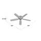 54" Classica 5 - Blade Standard Ceiling Fan with Pull Chain